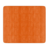 Orange Tiger Solid Color Schneidebrett (Vorderseite)