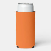 Orange Tiger Solid Color Selters Dosenkühler (Seltzer Vorderseite)