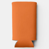 Orange Tiger Solid Color Selters Dosenkühler (Rückseite)