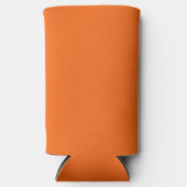 Orange Tiger Solid Color Selters Dosenkühler (Vorderseite)