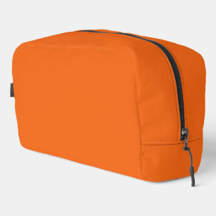 Orange Tiger Solid Color Waschbeutel
