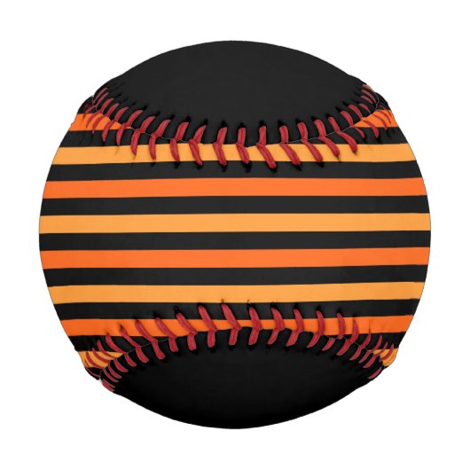Orange Tiger Strip auf Baseball (Vorderseite)