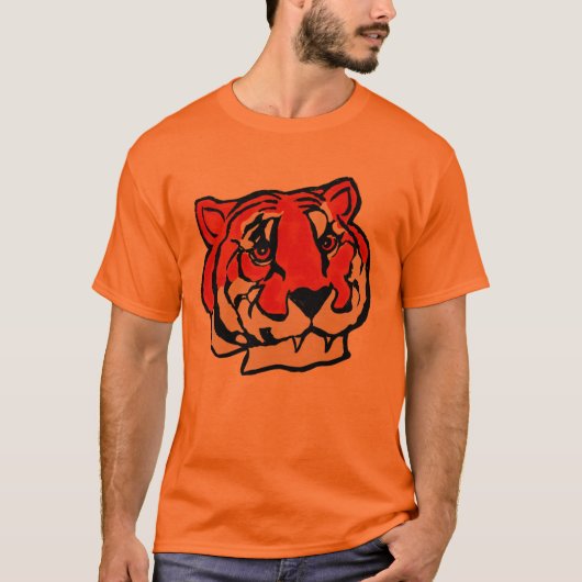 ORANGE TIGER T-Shirt (Vorderseite)