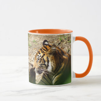 Orange Tiger-Tasse Tasse