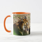 Orange Tiger-Tasse Tasse (Links)