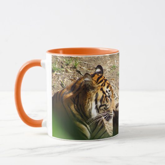 Orange Tiger-Tasse Tasse (Links)