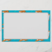 Orange Tigers Briefpapier (Vorderseite)