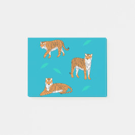 Orange Tigers Post-it Klebezettel