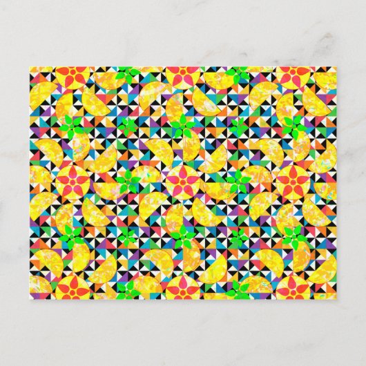 Orange Time Postkarte (Vorderseite)