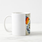 Orange Tip Butterfly 300724IREF201 - Watercolor Kaffeetasse (Links)