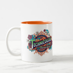 Orange TMH Zweifarbige Tasse