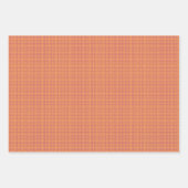 Orange Tone Wrapping Paper Set mit 3 Designs Geschenkpapier Set (Vorderseite 3)