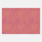Orange Tone Wrapping Paper Set mit 3 Designs Geschenkpapier Set (Vorderseite 2)