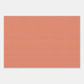 Orange Tone Wrapping Paper Set mit 3 Designs Geschenkpapier Set (Vorderseite)