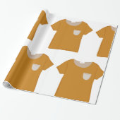 Orange Top Geschenkpapier (Ungerollt)