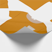 Orange Top Geschenkpapier