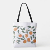 Orange Tote Bag Tasche (Rückseite)