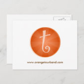 Orange Tour Postkarte (Vorne/Hinten)