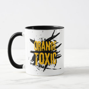 Orange Toxisch Gegen Trump Politische Resistenz Tasse