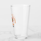 Orange Track Team Benutzerdefinierter High School Glas (Links)