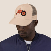 Orange Tractor Hat Truckerkappe (Beispiel)