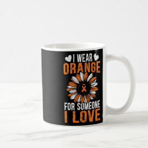 Orange tragen bei Jemand I Liebe Leukämie Bewussts Kaffeetasse