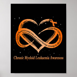 Orange tragen für den Erreger der chronischen myel Poster