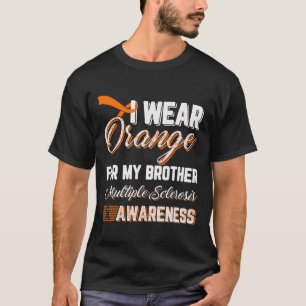 Orange tragen für meine BrustMultiple Sklerose T-Shirt