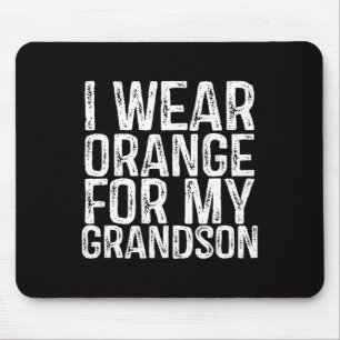 Orange tragen für meine Enkel Leukämie Bewusstsein Mousepad