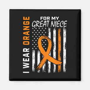 Orange tragen für meine Leukämie-Bewusstsein der G Magnet