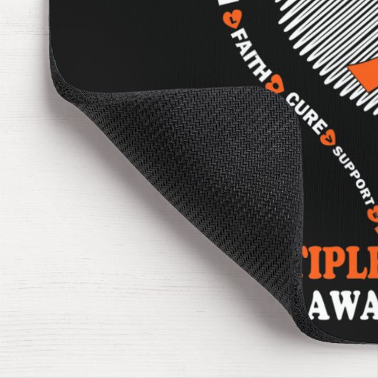 Orange tragen für meine Oma-Multiple Sklerose Awar Mousepad (Ecke)