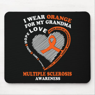 Orange tragen für meine Oma-Multiple Sklerose Awar Mousepad