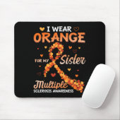 Orange tragen für meine Schwester Multiple Skleros Mousepad (Mit Mouse)