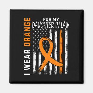 Orange tragen für meine Tochter in Law Leukemia Aw Magnet