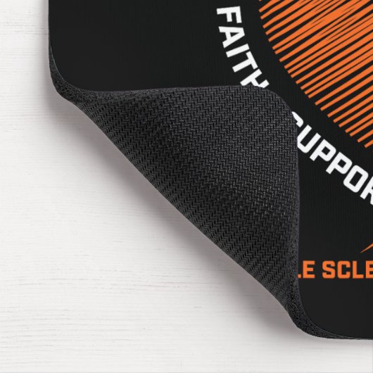 Orange tragen für meine Tochter Multiple Sklerose Mousepad (Ecke)