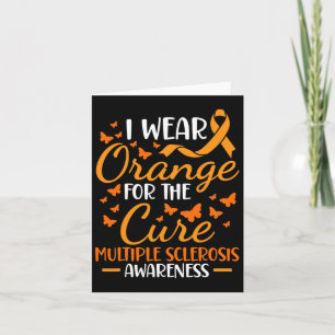 Orange tragen - Multiple Sklerose Awareness Orange Karte