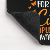 Orange tragen - Multiple Sklerose Awareness Orange Mousepad (Ecke)