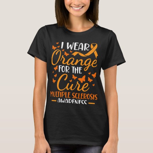 Orange tragen - Multiple Sklerose Awareness Orange T-Shirt (Vorderseite)