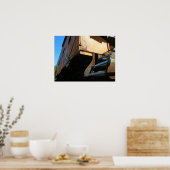 Orange Train Car Poster (Küche)