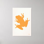 Orange Tree Frog Gallery Wrap Leinwand (Vorderseite)