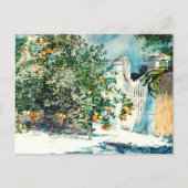 Orange Tree Gate Nassau Winslow Homer Postkarte (Vorderseite)