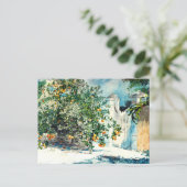 Orange Tree Gate Nassau Winslow Homer Postkarte (Stehend Vorderseite)