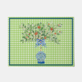 Orange Tree Ginger Jar Topiary Doormat Mat Rug Fußmatte (Vorderseite)