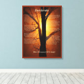 Orange Tree Leinwanddruck (Insitu (Holzboden))