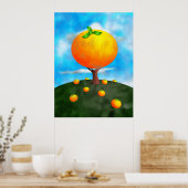 Orange Tree Poster (Küche)