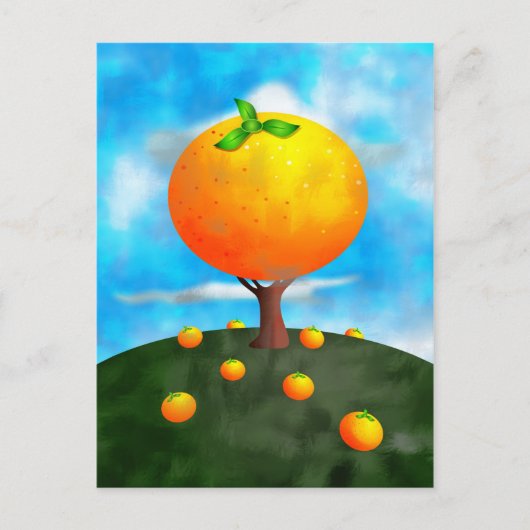 Orange Tree Postkarte (Vorderseite)