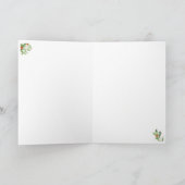 Orange Tree Topiary Blue Ginger Jar Jars Card Karte (Innenseite)