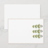 Orange Tree Topiary Ginger Jars Dankeskarte (Vorne/Hinten)