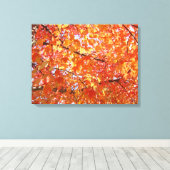 Orange Tree Verlasse Kunstdruckgeschenke Fall Land Leinwanddruck (Insitu (Holzboden))