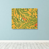 Orange Tree Vintag floral farbig Leinwanddruck (Insitu (Holzboden))